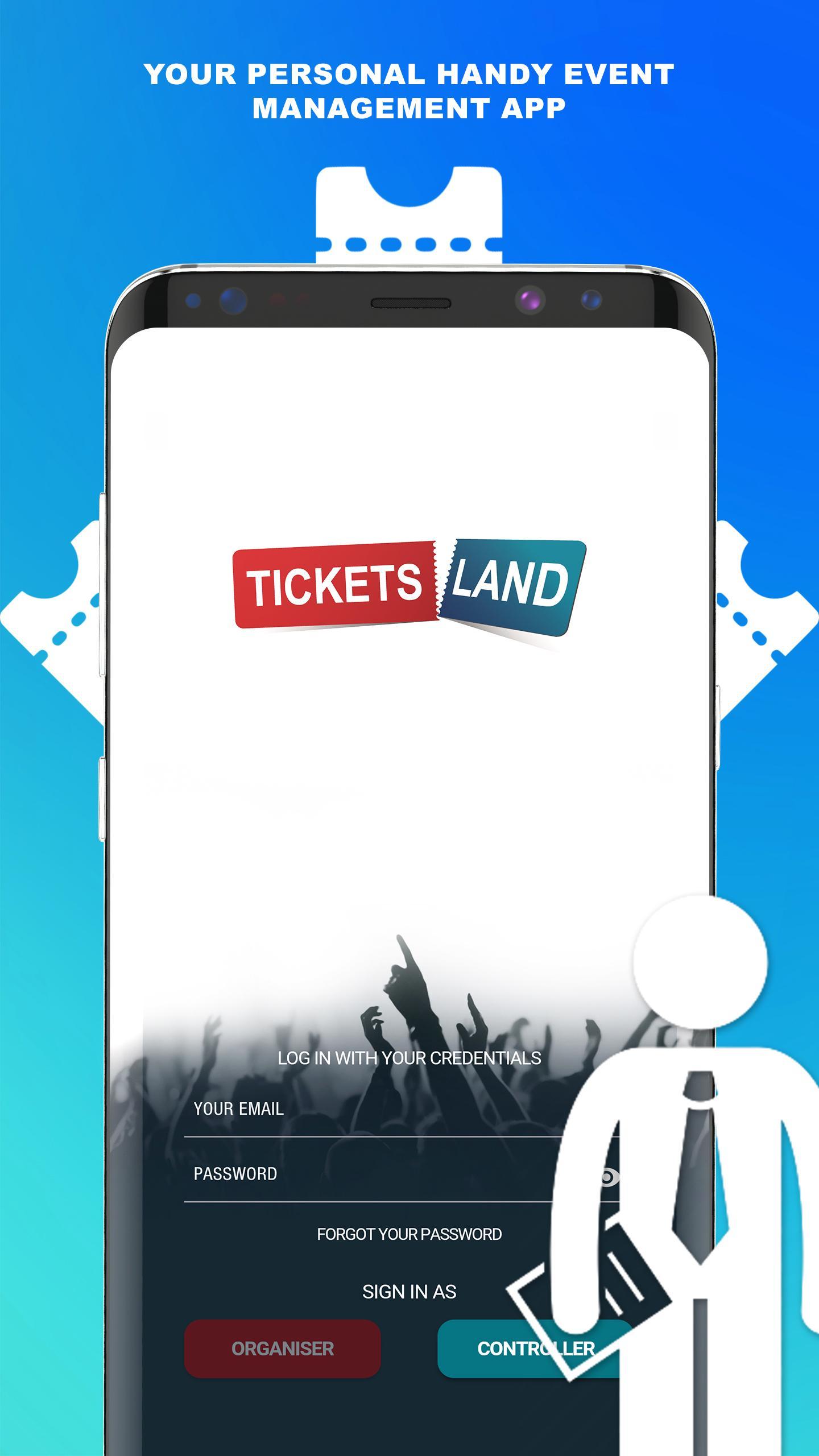 Tickets Land Organiser