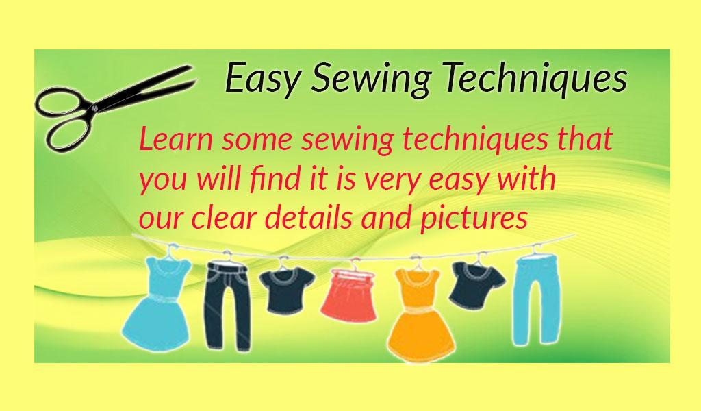 Easy Sewing Techniques