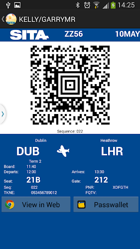 Boarding Pass API Sample