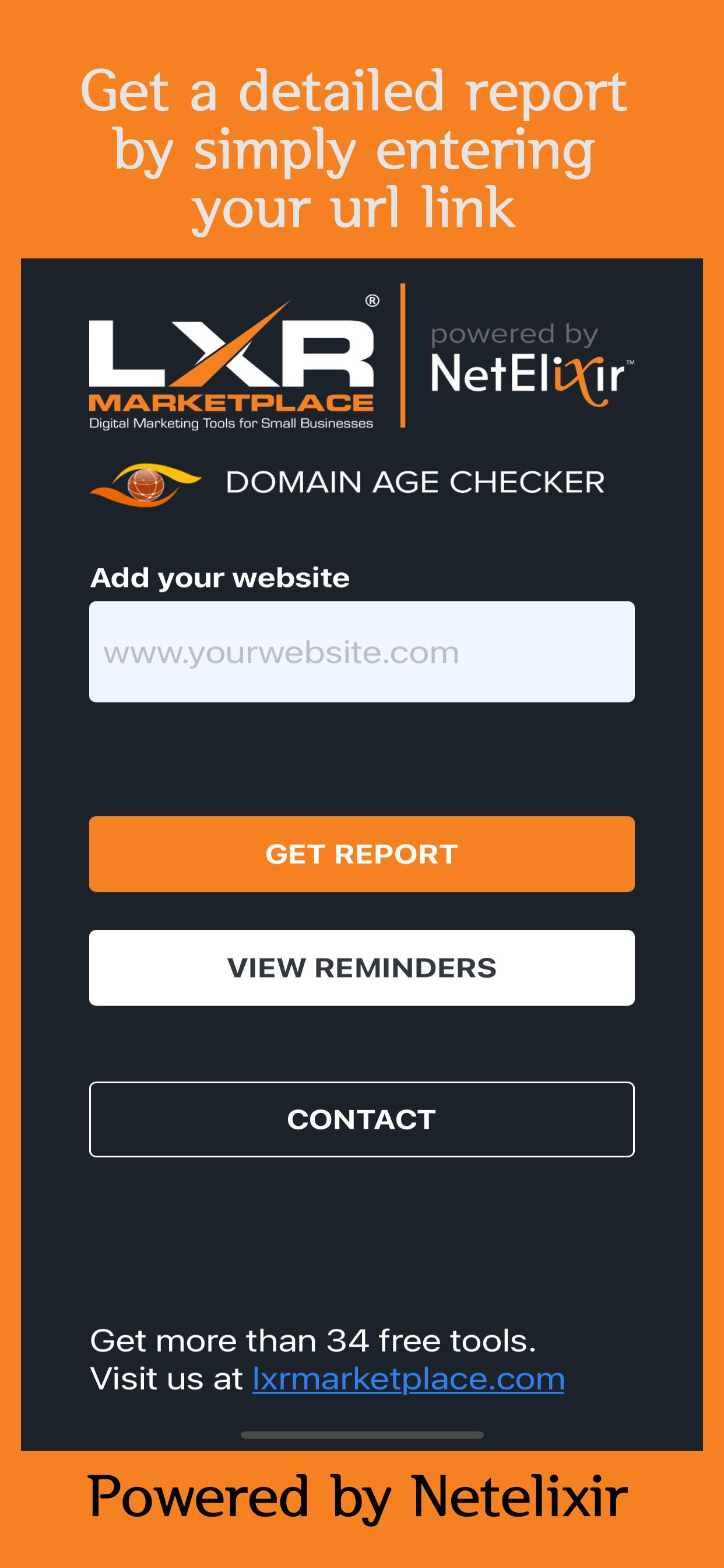 Domain Age Checker