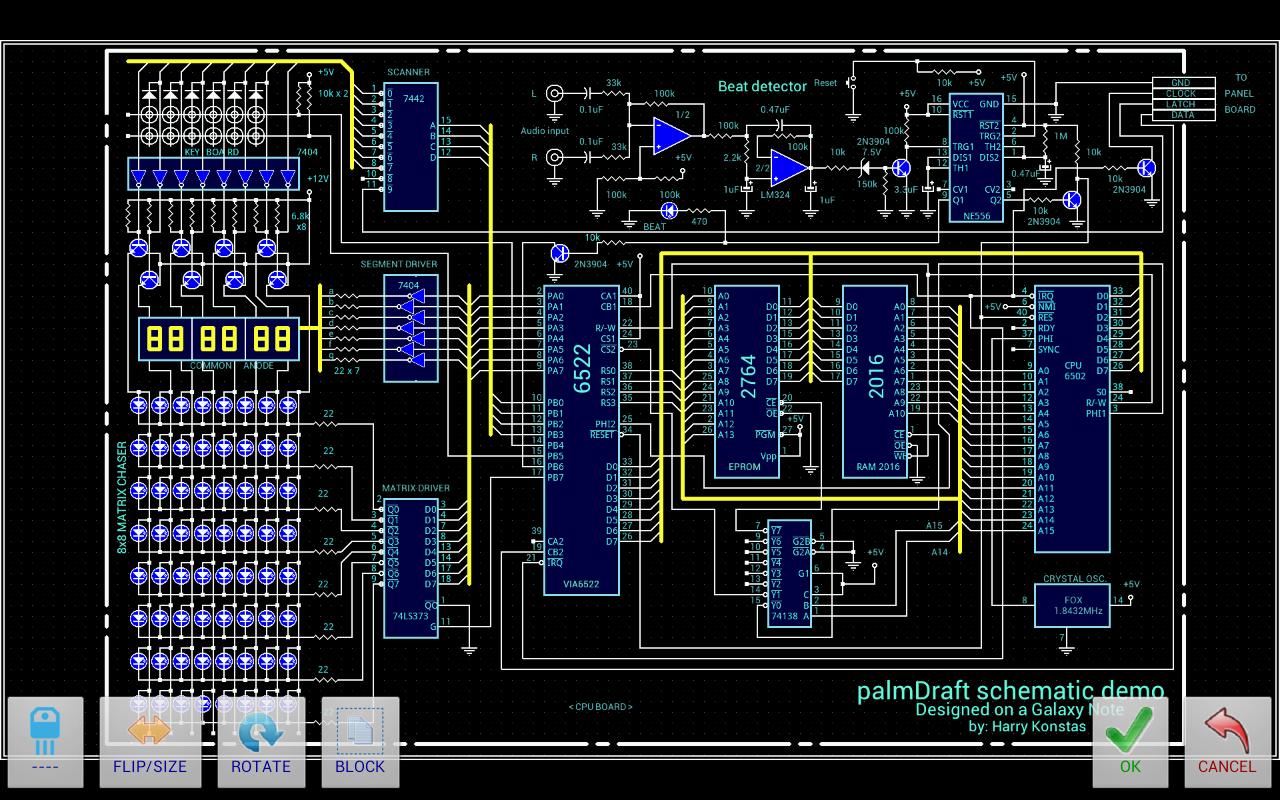 palmDraft(lite) ElectronicsCAD