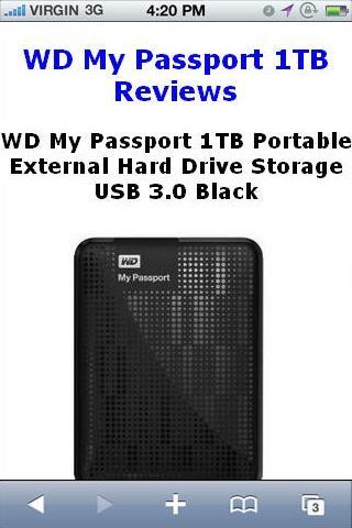 My Passport External HD Review