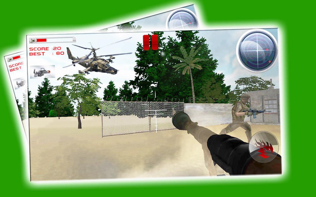 Helicopter Enemy Base Attack