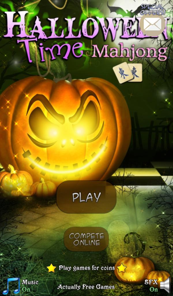 Hidden Mahjong: Halloween Time