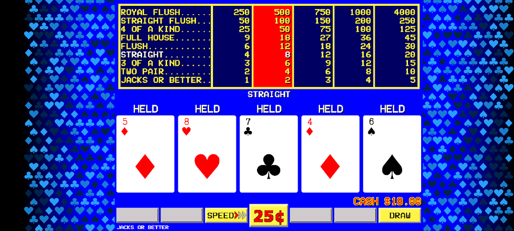 Retro Video Poker