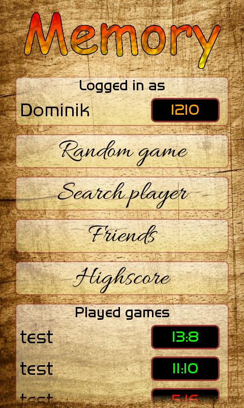 Memory Game Online