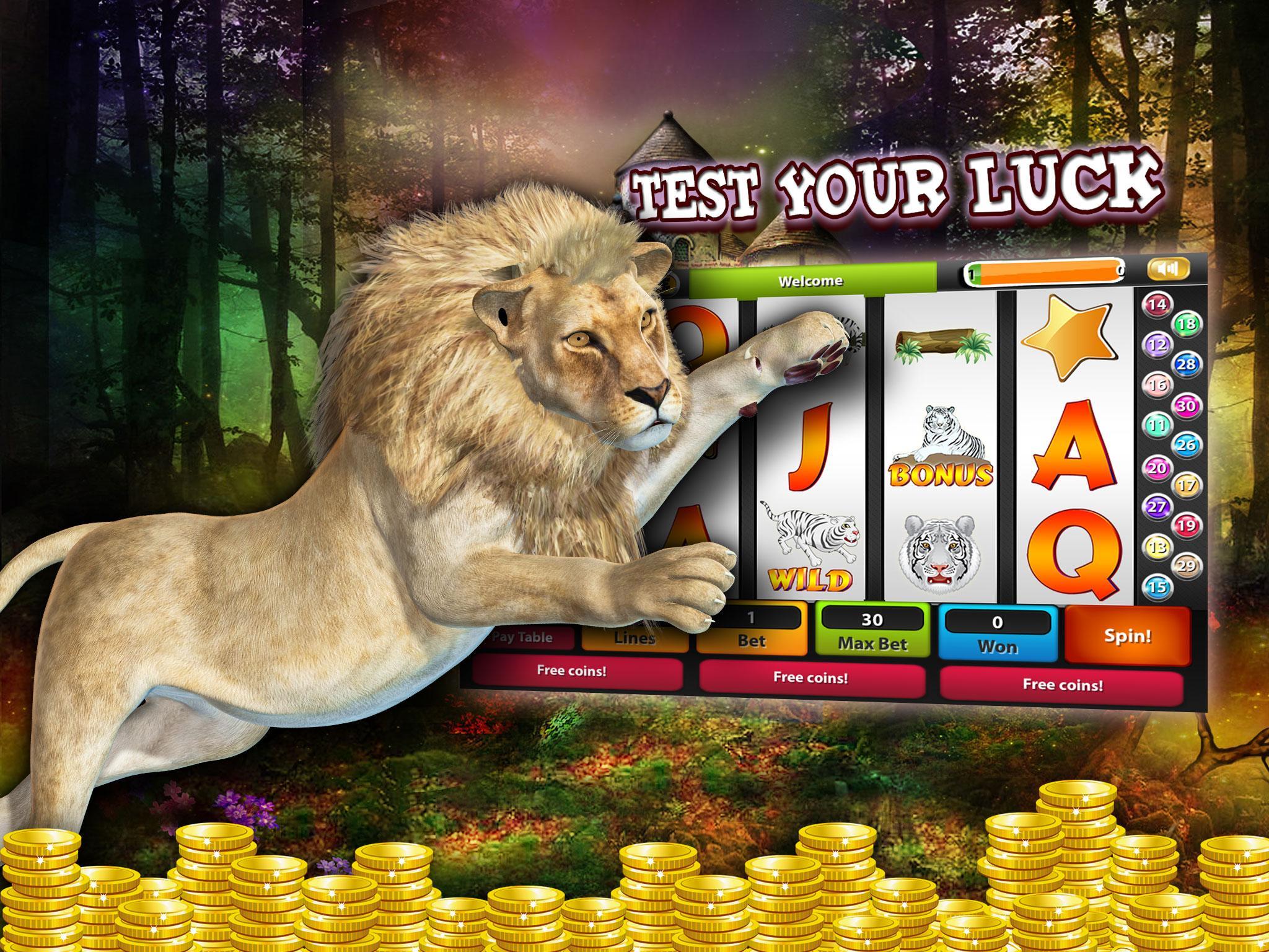 Safari Lion Slot Machine Games - Free Casino APP