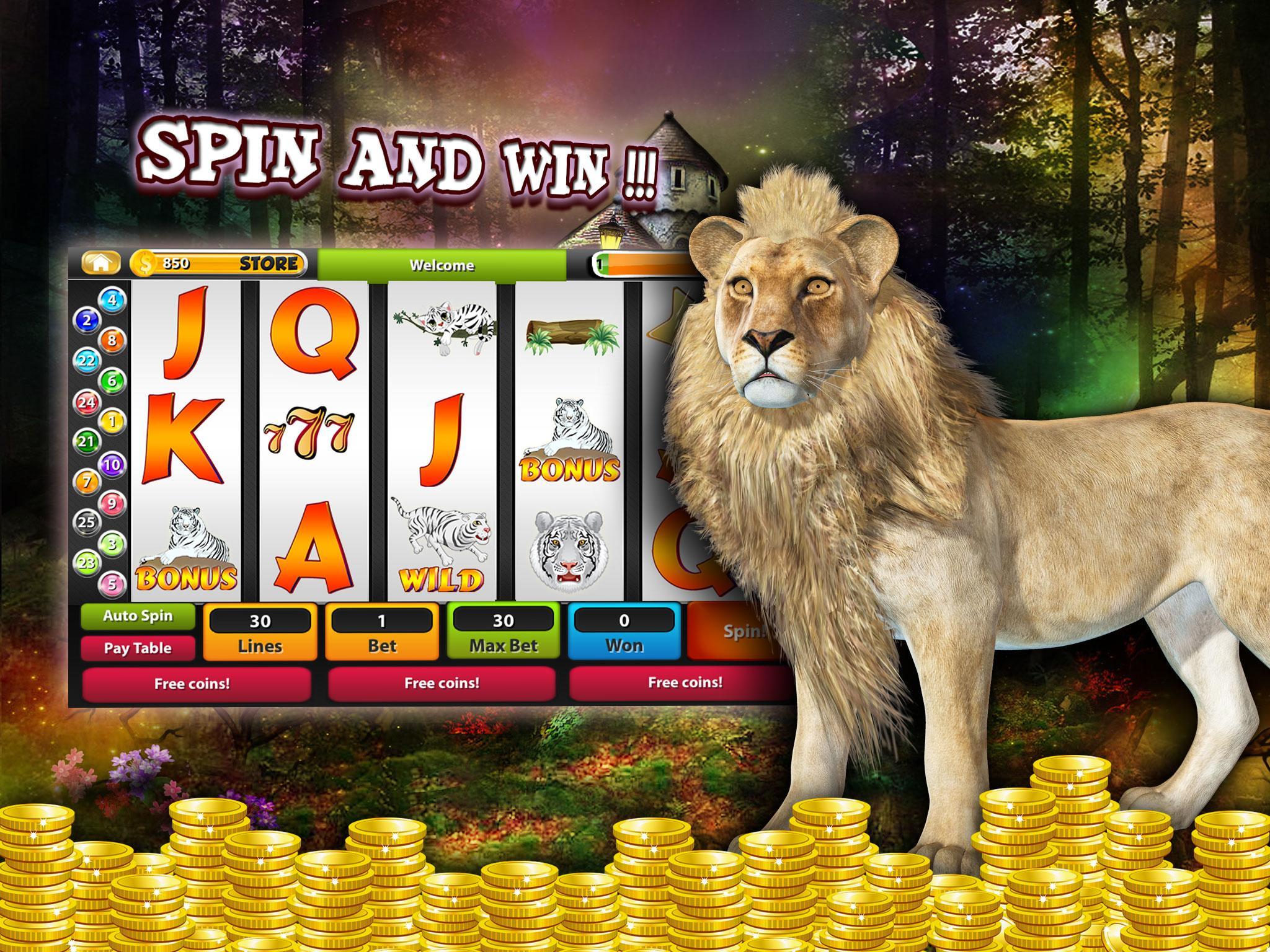 Safari Lion Slot Machine Games - Free Casino APP