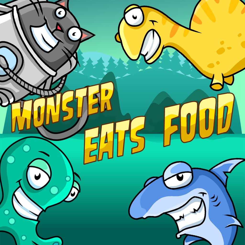 Monster Eats Food - 2 player