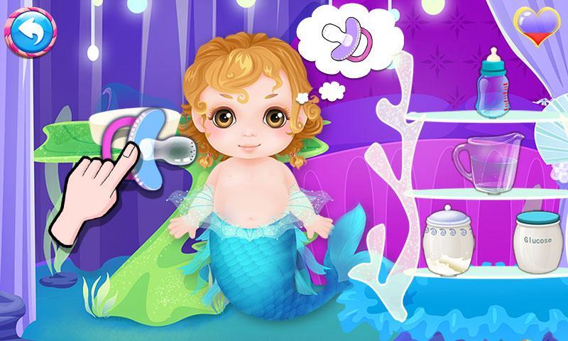 Mommy Mermaid's Newborn Baby