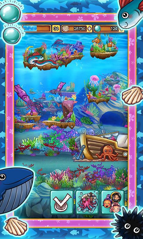 Ocean Aquarium Pocket Island