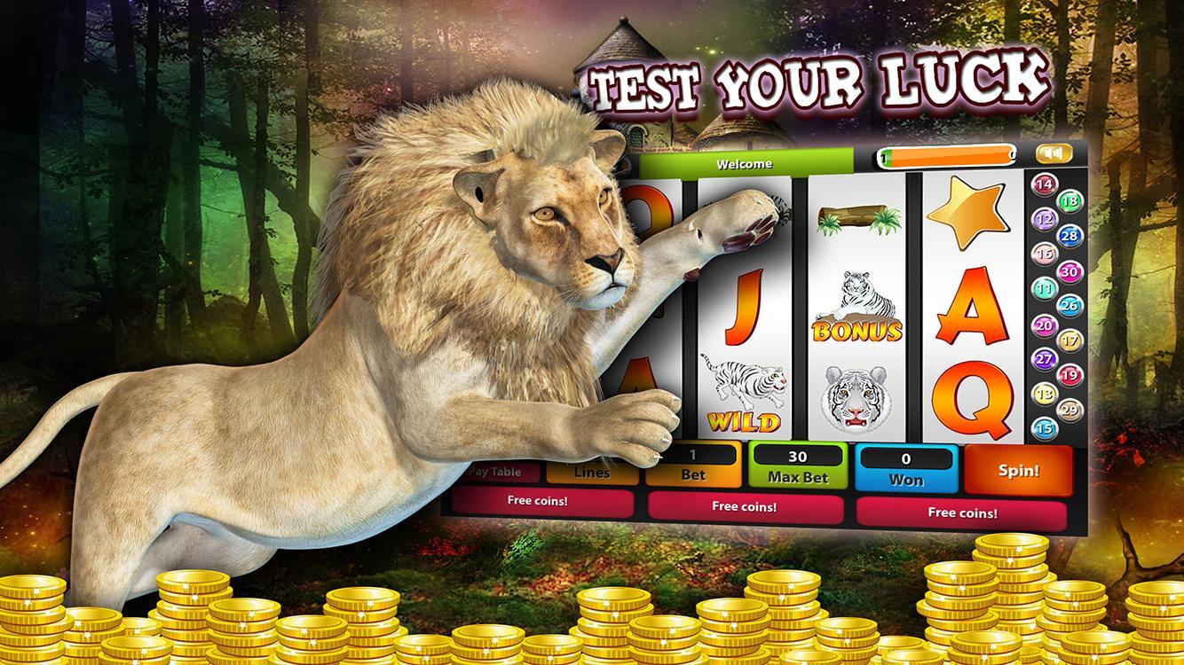 Safari Lion Slot Machine Games - Free Casino APP