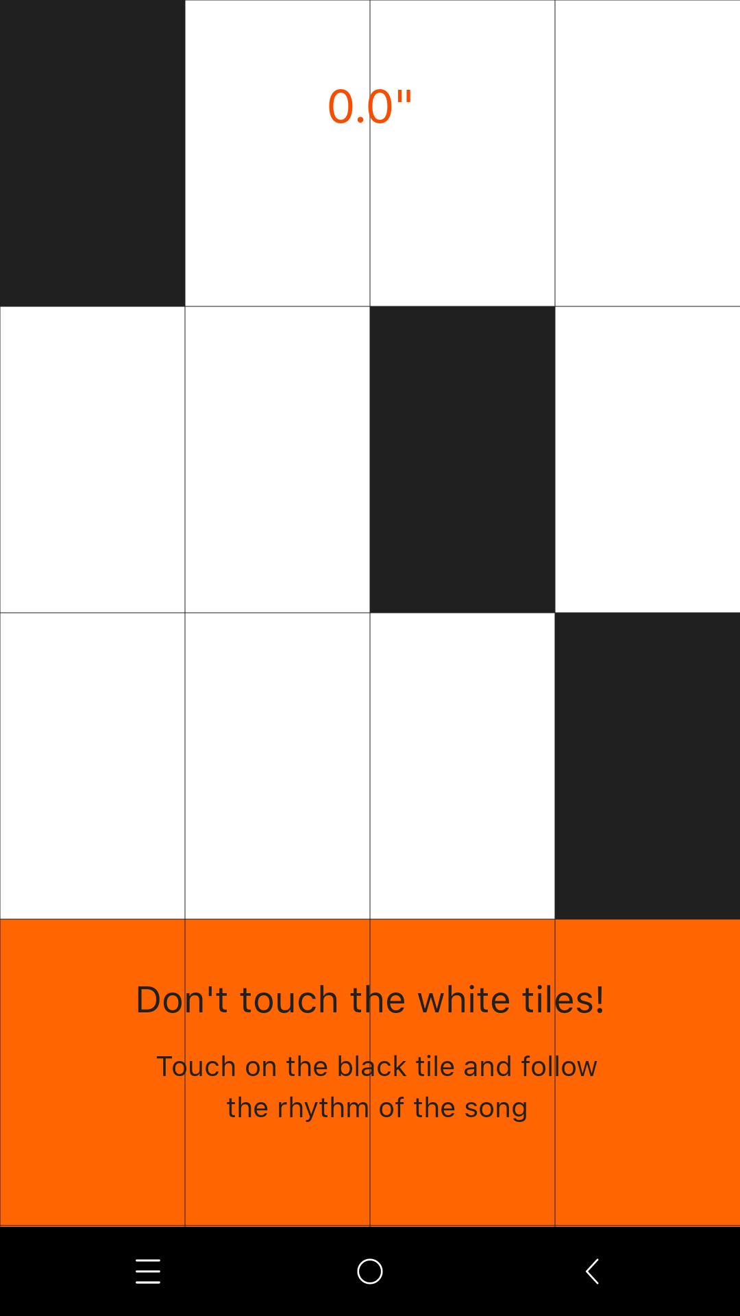 Piano Tiles Silhouette