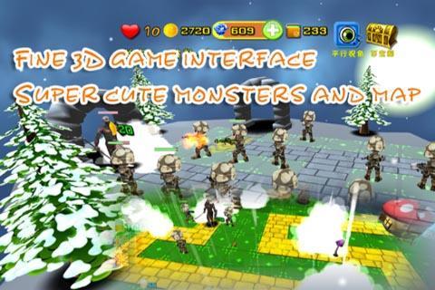 Mushroom 3D Tower Defense Wars