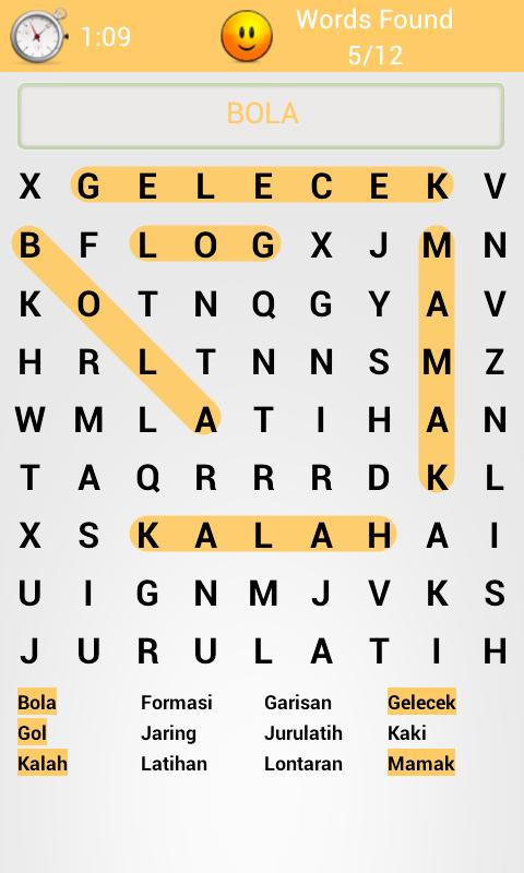 Word Search: Malay 2