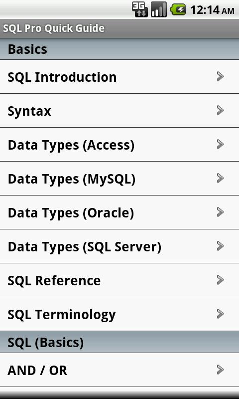 SQL Pro Quick Guide Free