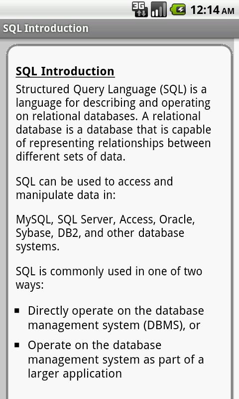 SQL Pro Quick Guide Free