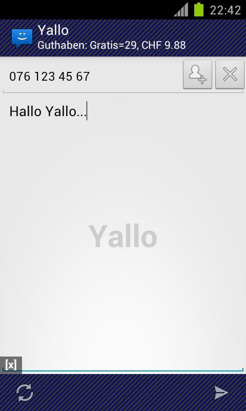 WebSMS: Yallo Connector