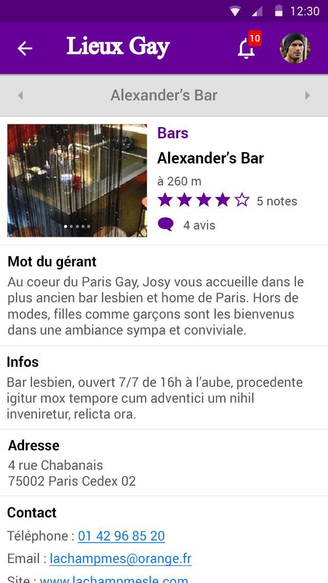 Lieux Gay