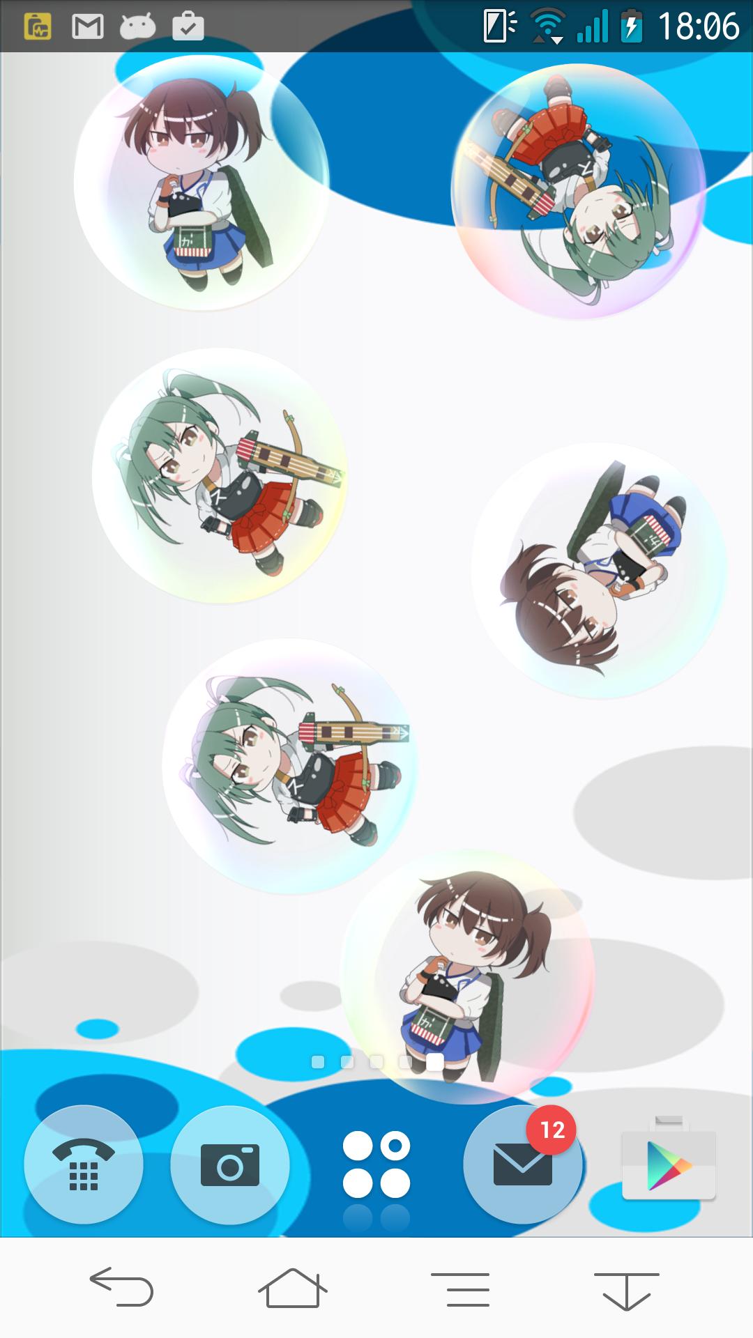 Kancolle bubble live wallpaper