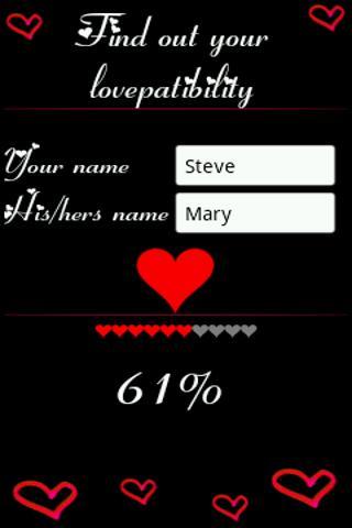 Love calculator/Match maker