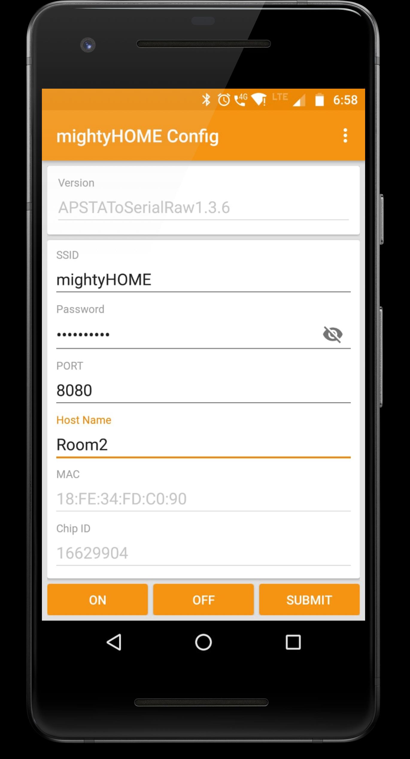 mightyHOME Config