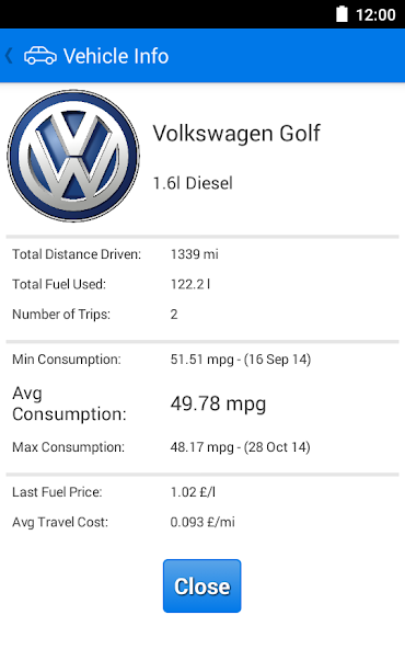 Fuel Consumption Log