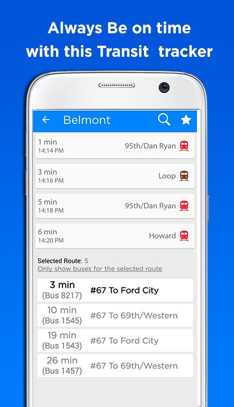 Chicago CTA Transit Tracker