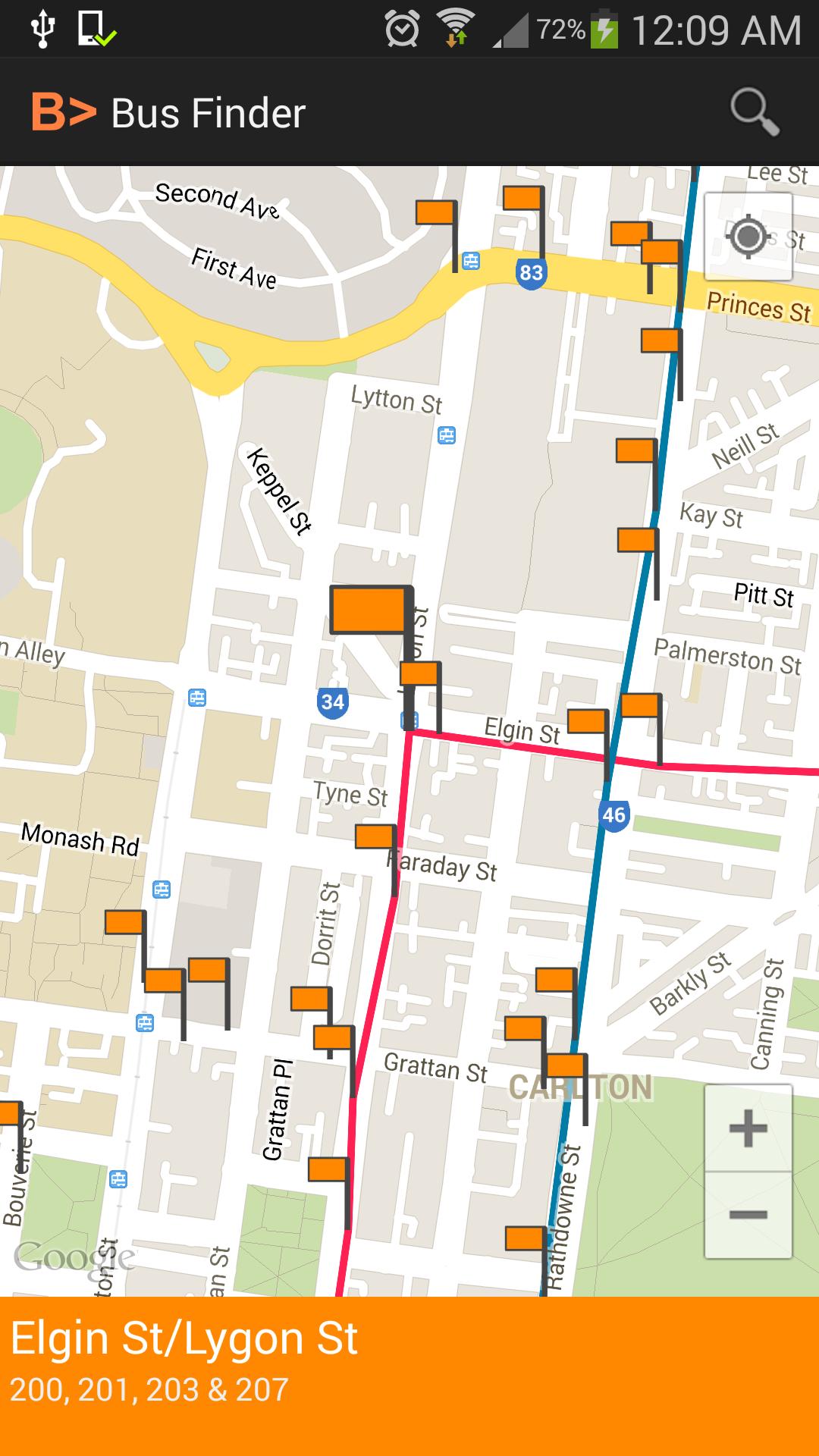 Melbourne Bus Finder