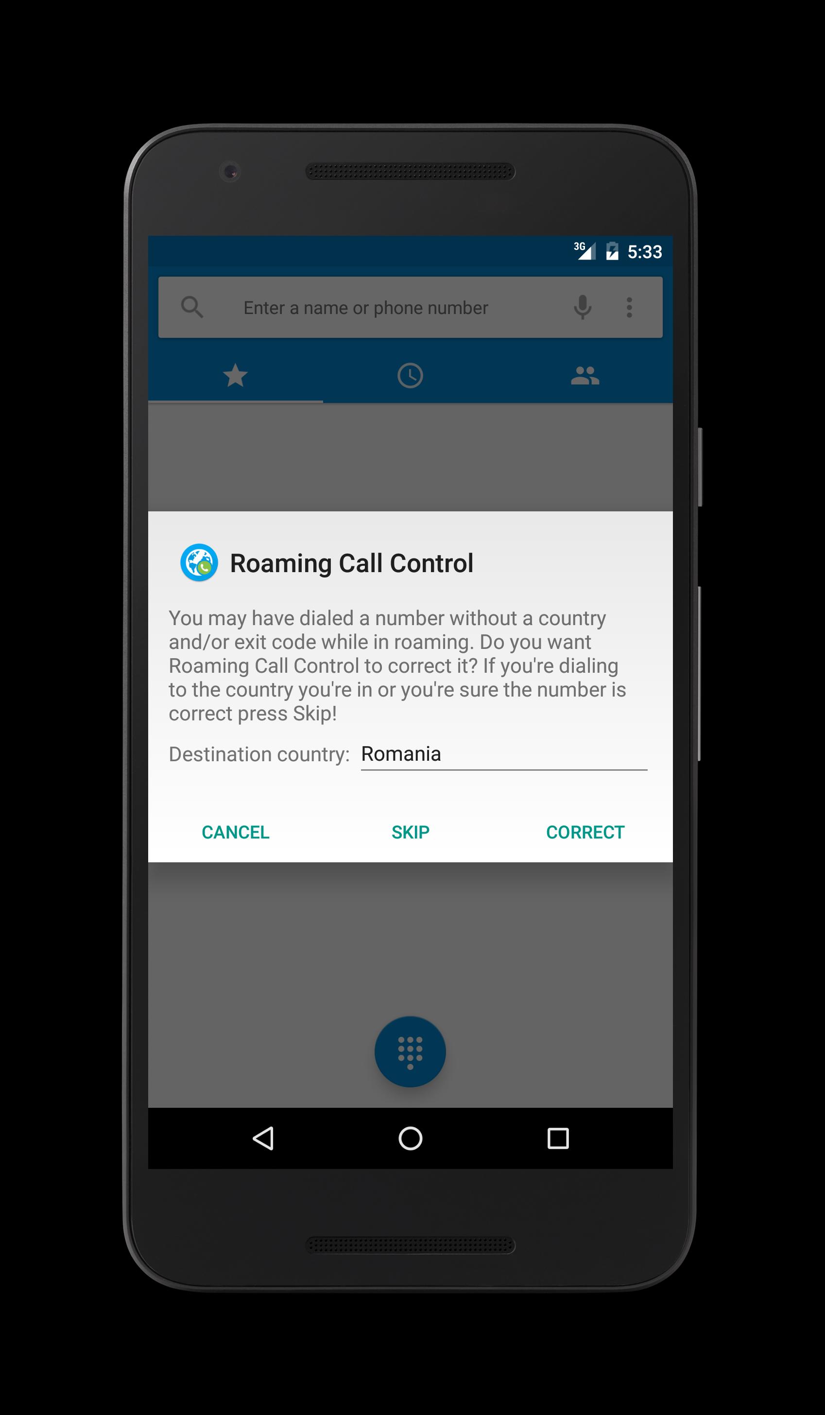 Roaming Call Control