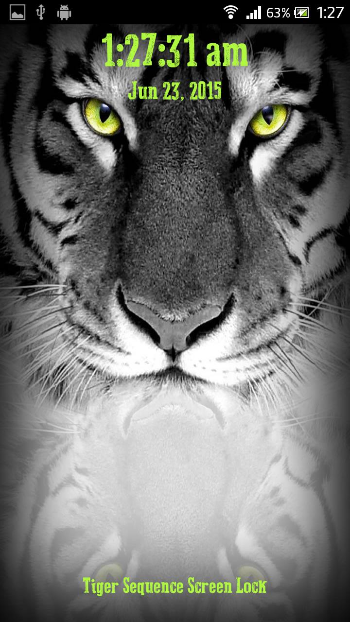 Screen Lock sequence tiger