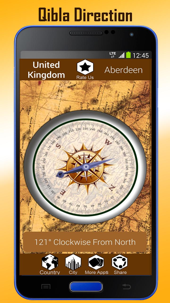 Qibla Direction Compass