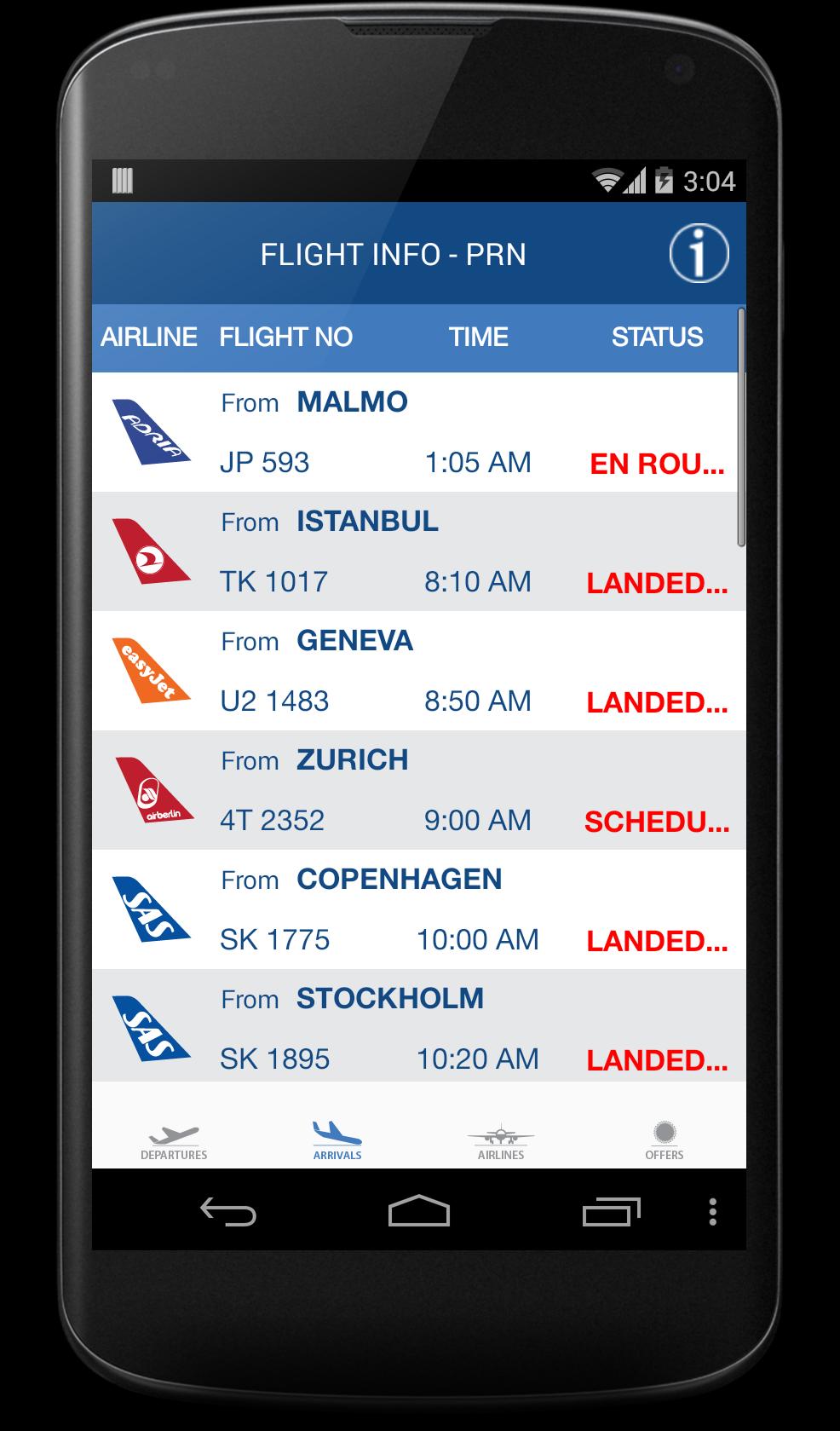 Prishtina Flights Info