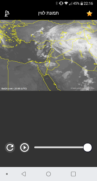 Rain Radar Israel