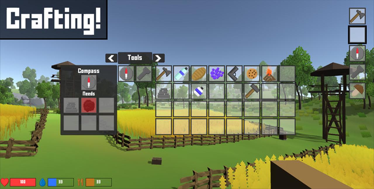 Pixel Block Game Craft