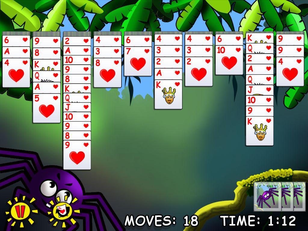 Spider Solitaire On Vacation