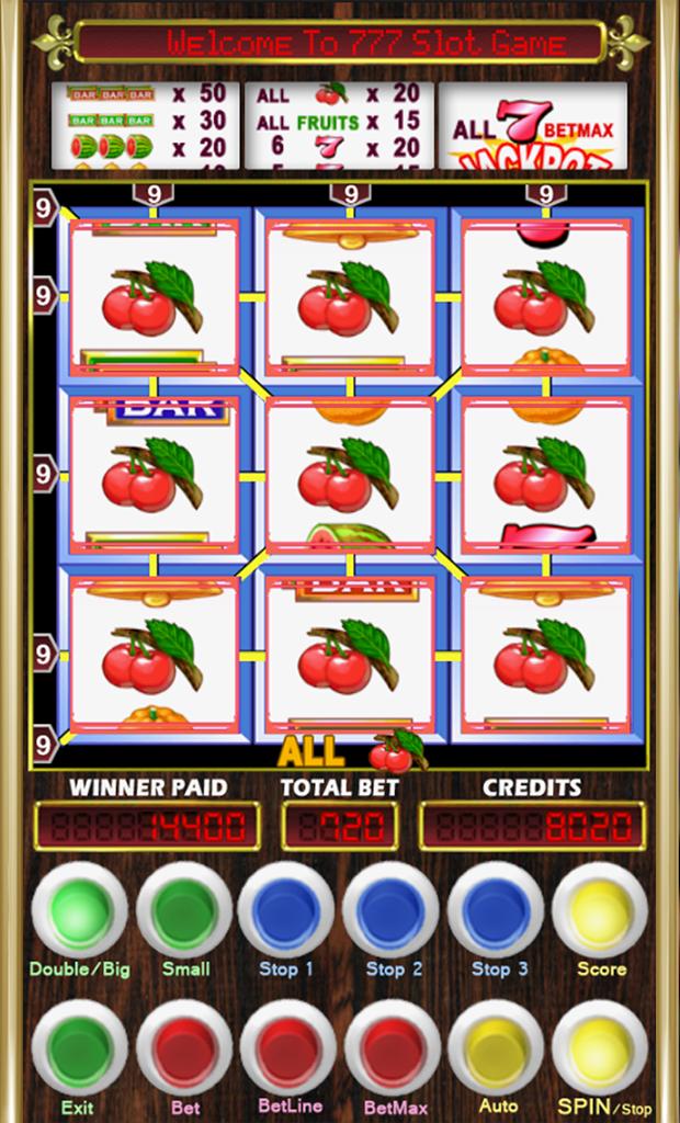 777 Fruit Slot Machine Cherry Master