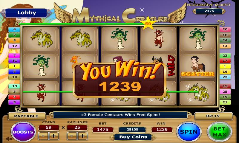 Mythical Creature Slots