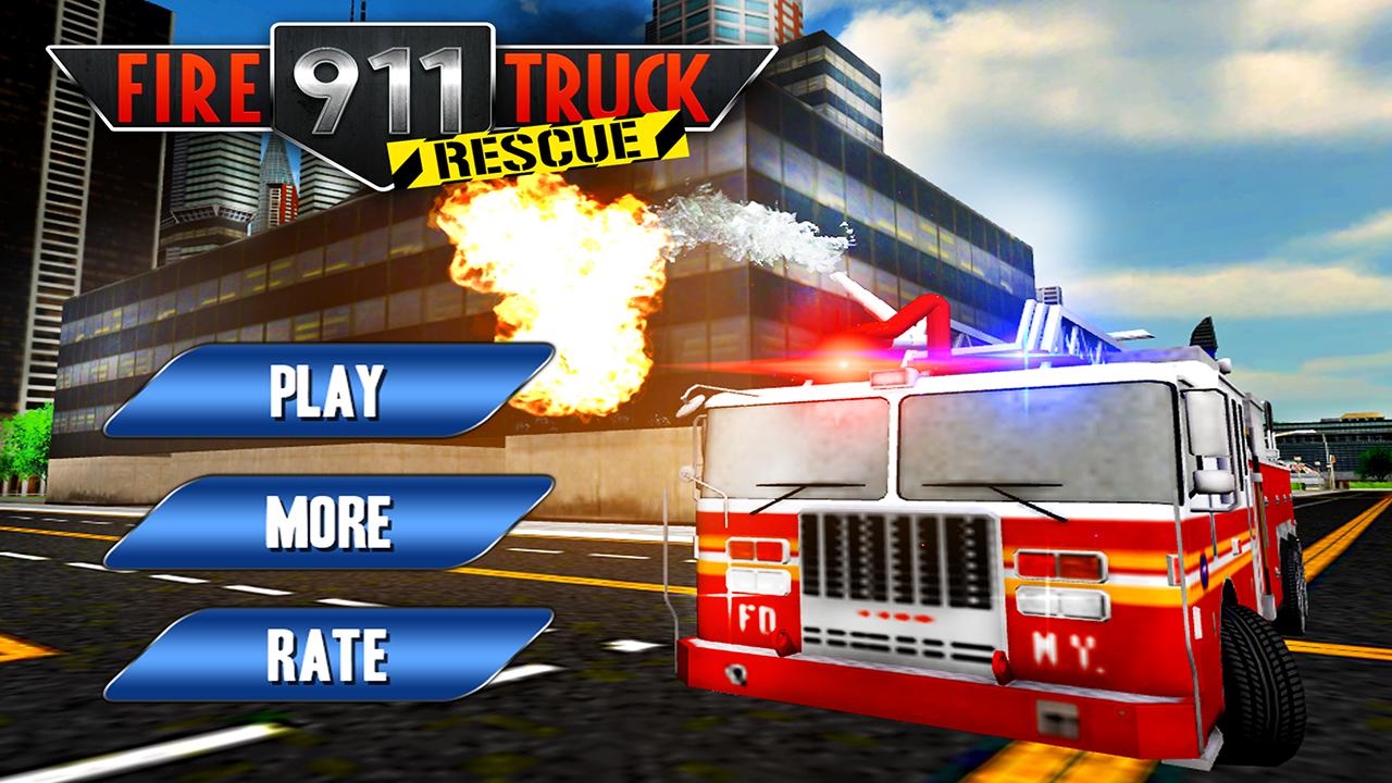 911 Fire Truck Rescue 3D