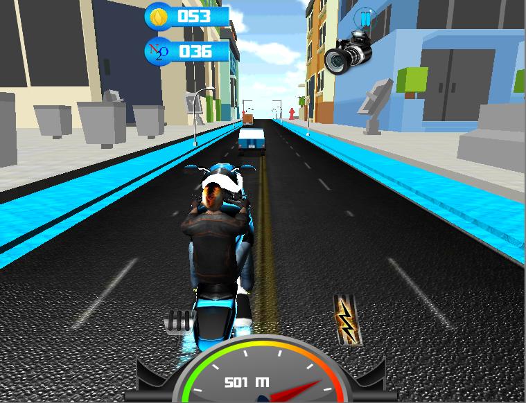 Motorbike Rash 3D: Race-Drive