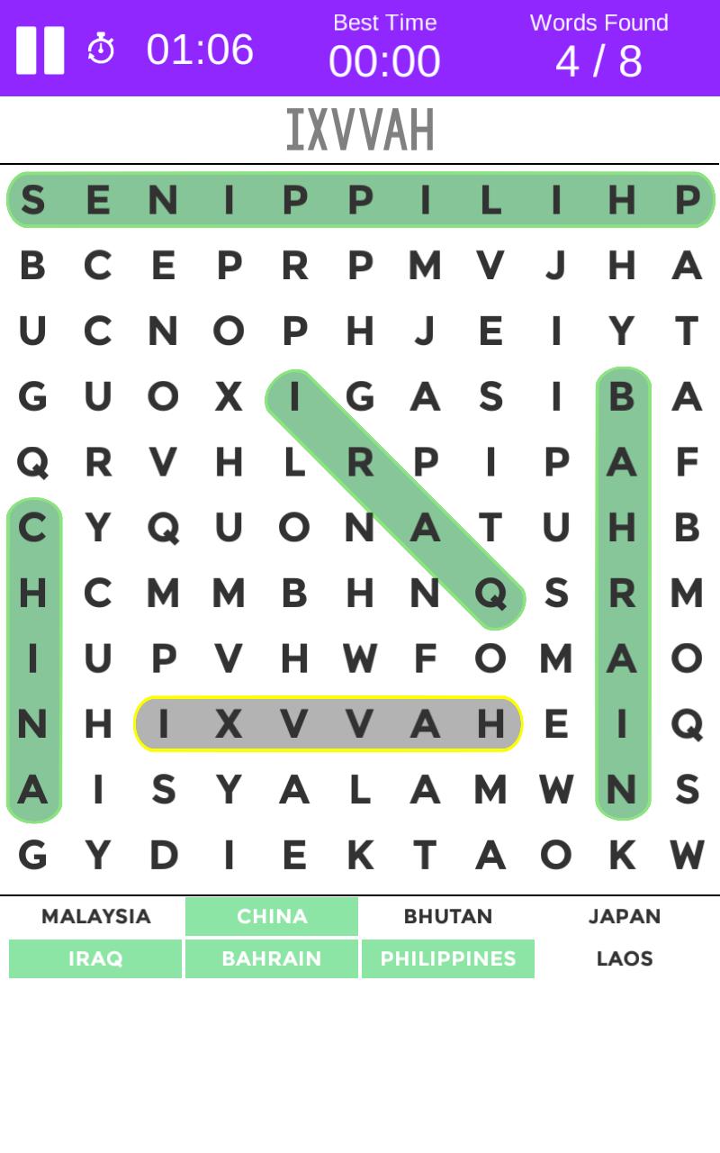 Word Search Colorful+Puzzles