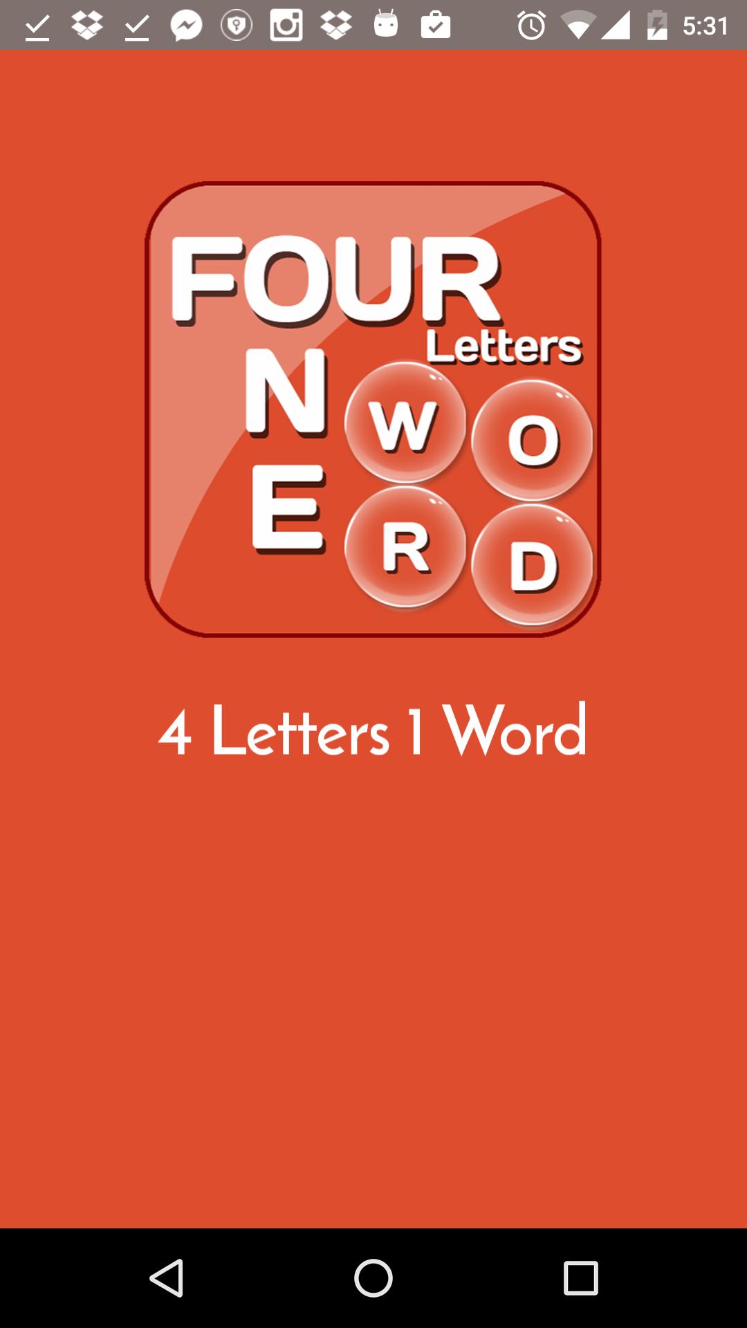 Four Letters Word - One