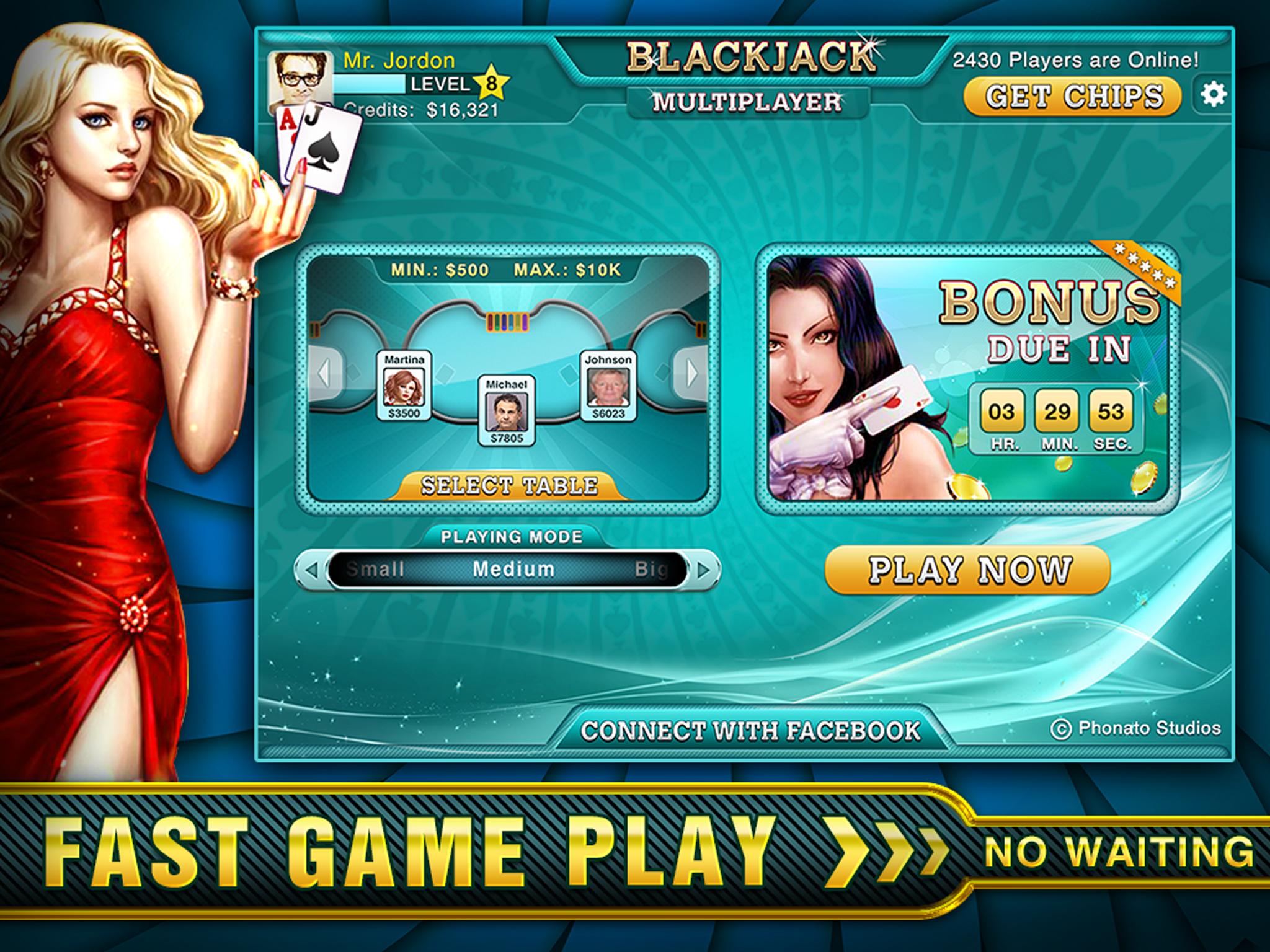 BlackJack Multiplayer Vegas!