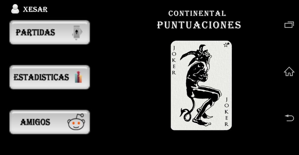 Continental Puntuaciones