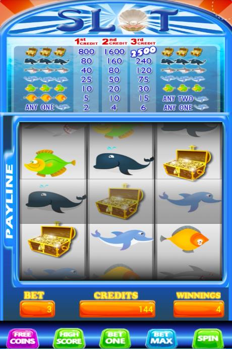 Under The Sea Slots 777