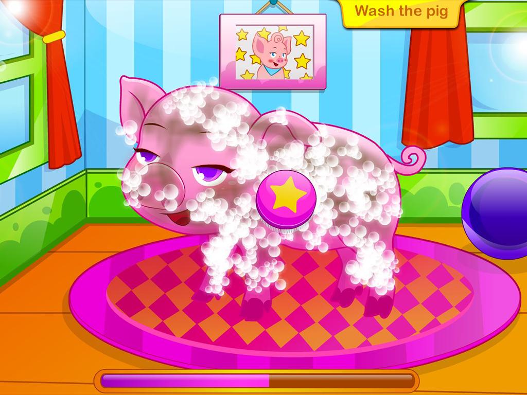 Pet piggy care - Animal game