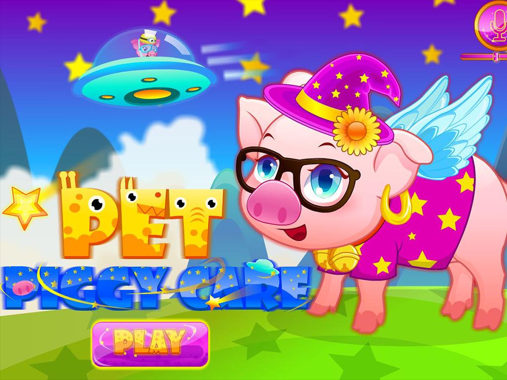 Pet piggy care - Animal game