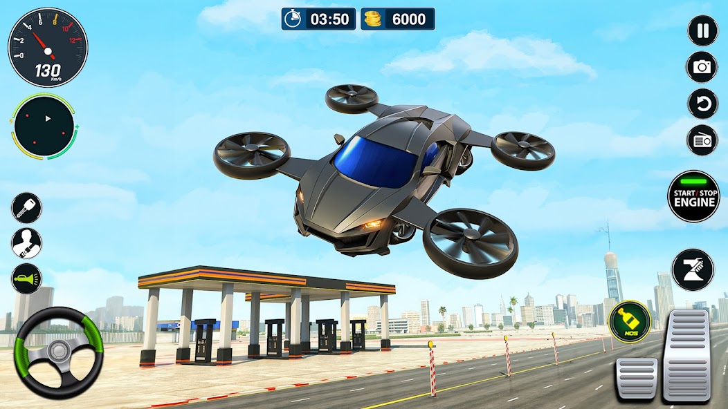 Flying Car Simulator: Car Game