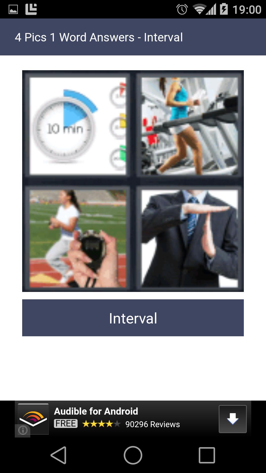 Answers for 4 Pics 1 Word