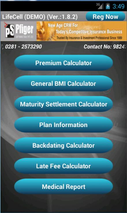 LIC PREMIUM CALCULATOR -PFIGER